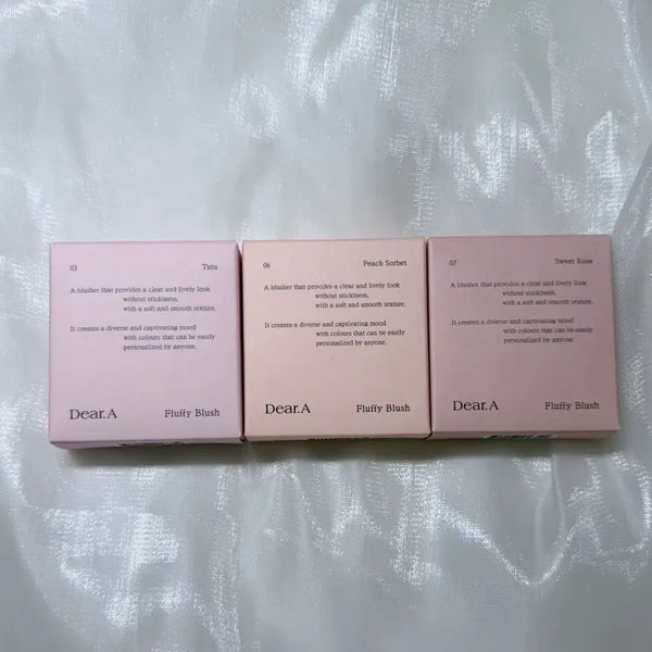 [BUNJANG] Dear A Fluffy Blush (Sealed) / (미개봉)디어에이 플러피 블러쉬 03, 06, 07