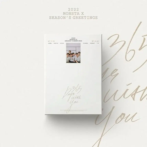 [BUNJANG] MONSTA X 2022 Season's Greetings Desk Calendar / 몬스타엑스 2022 시즌그리팅