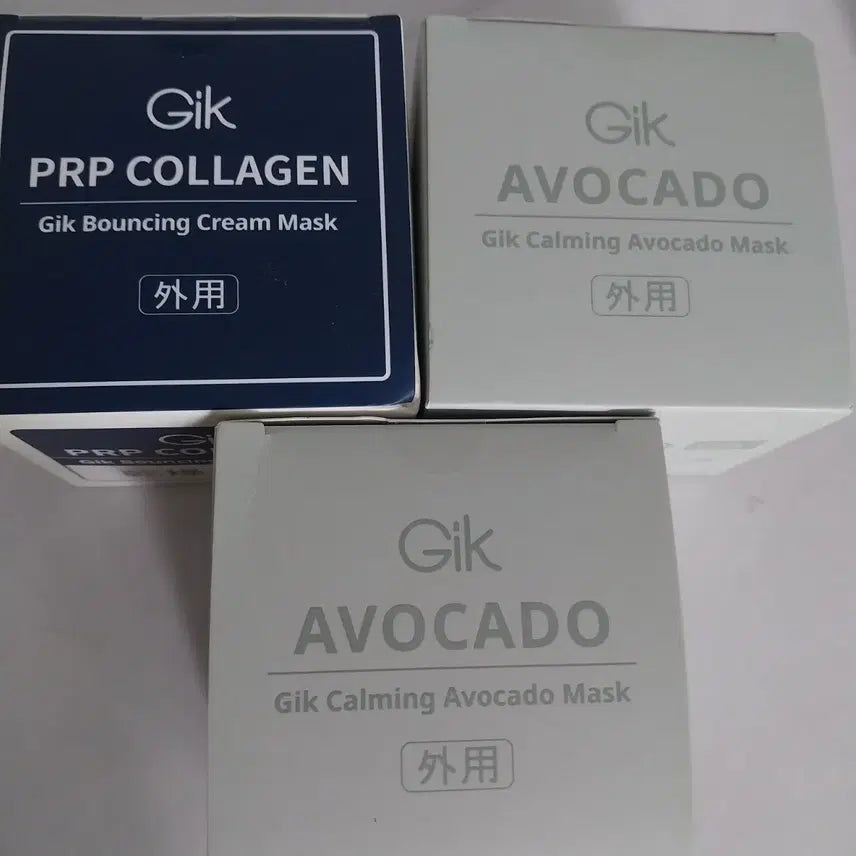 [BUNJANG] Gik PRP Mask Bundle Set (3 pcs) / 3개일괄 미개봉 새거 Gik PRP 마스크