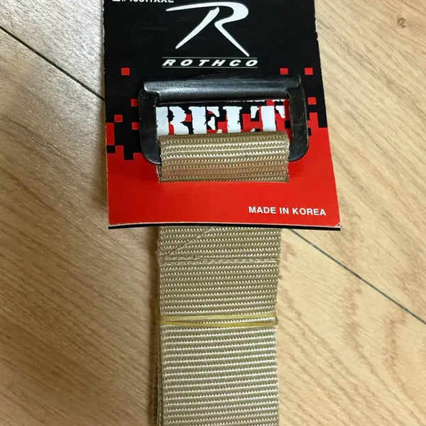 [BUNJANG] Rothco Khaki Military BDU Belt / Rothco 벨트 카키색 밀리터리 BDU 군인