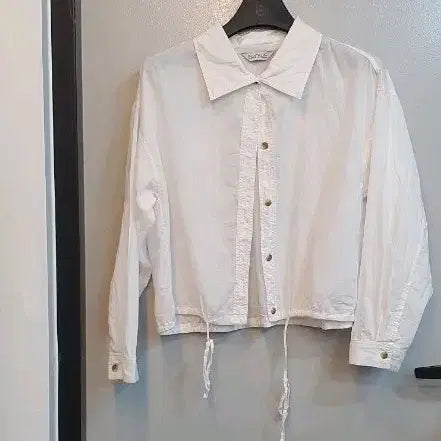 [BUNJANG] Bronze Label White Blouse (Free Size) / 브론즈  블라우스 프리