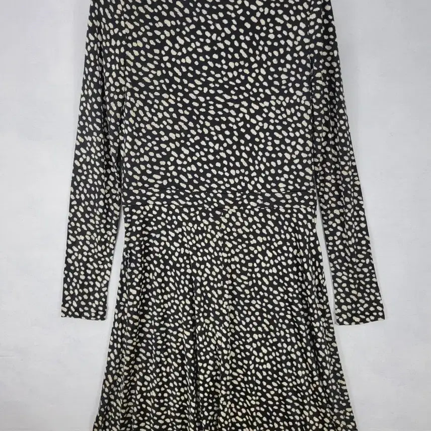 [BUNJANG] Tory Beach Mini Dress Ivory Dot Long Sleeve / 토리비치 원피스
