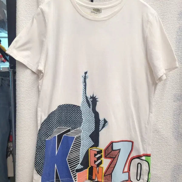 [BUNJANG] Kenzo Round Neck T-Shirt Unisex 61A / 겐조 라운드 반팔티 남여공용 61A