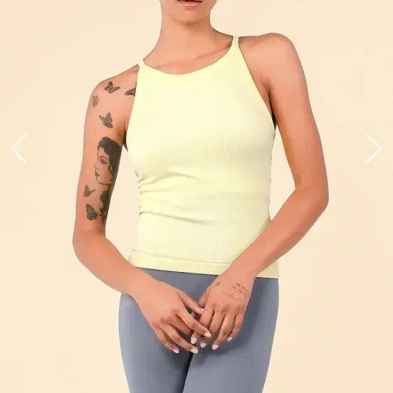 [BUNJANG] Itzone Apparel Yellow Tank Top (ML) / 잇존어패럴 탱크탑 옐로우 ML