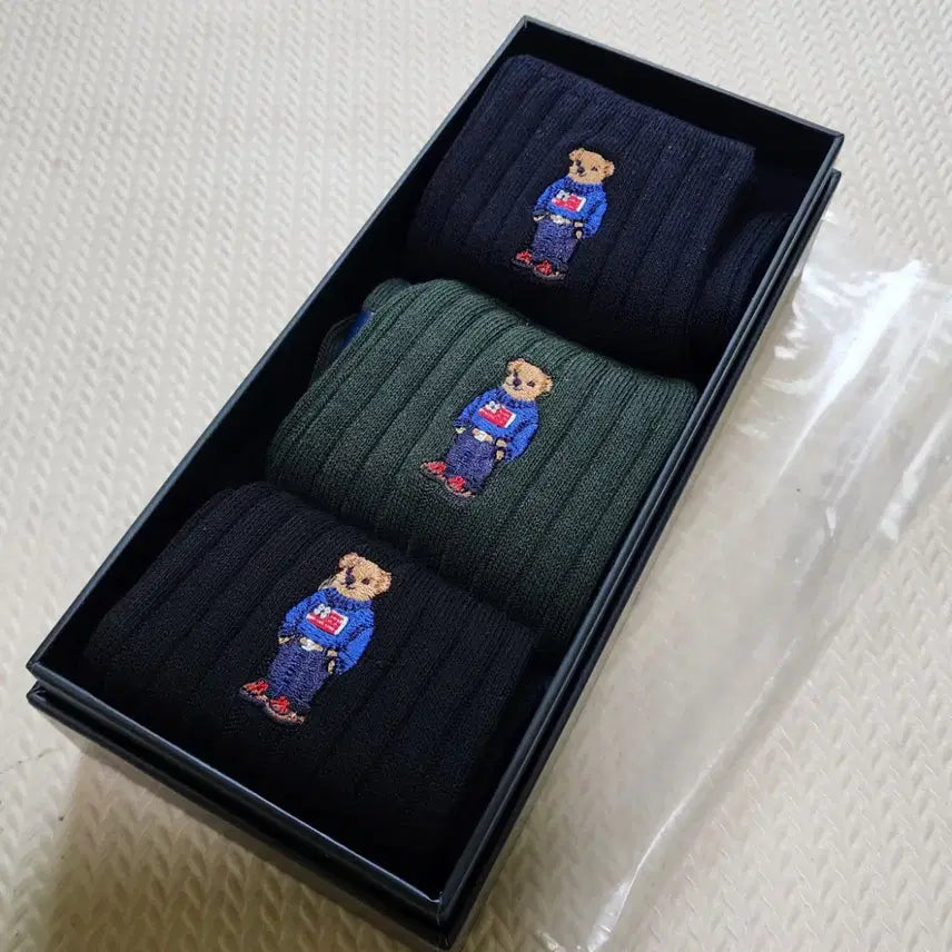 [BUNJANG] Polo Ralph Lauren Polo Bear Cotton Blend Socks Set / 폴로 랄프로렌 폴로베어 코튼 블렌드 양말 세트