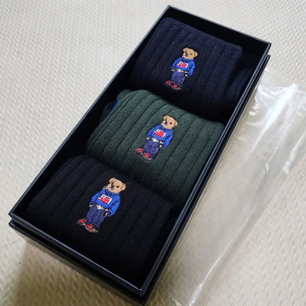 [BUNJANG] Polo Ralph Lauren Polo Bear Cotton Blend Socks Set / 폴로 랄프로렌 폴로베어 코튼 블렌드 양말 세트
