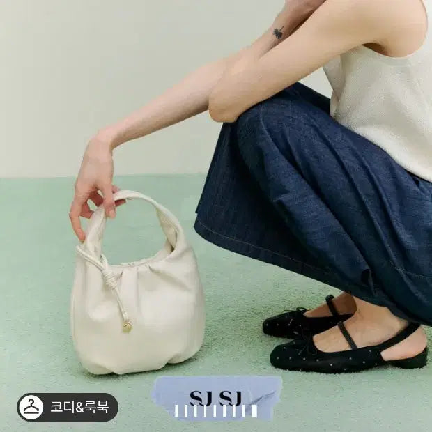 [BUNJANG] SJSJ Shirring Mini Bag / SJSJ 에스제이 셔링 미니백