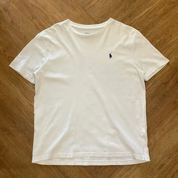 [BUNJANG] Polo Ralph Lauren Logo T-Shirt White / N323 폴로 로고 반팔 화이트