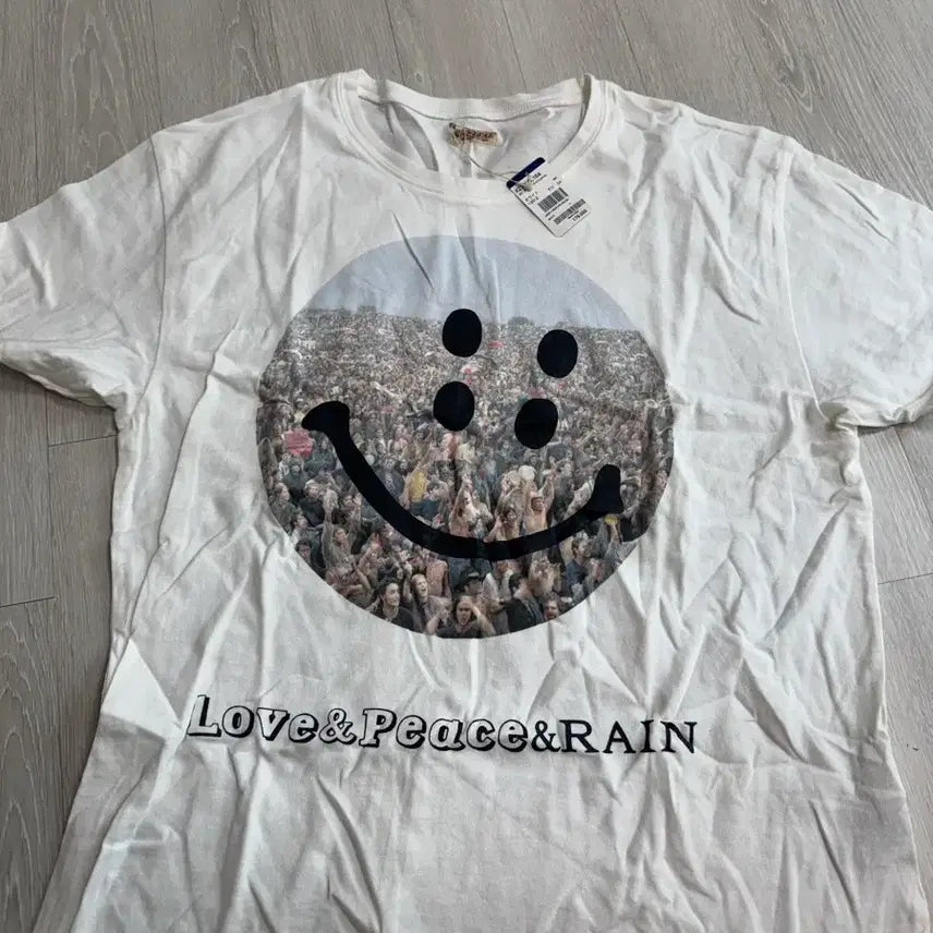 [BUNJANG] Kapital Cotton Short Sleeve T-Shirt White Size 4 / 캐피탈 반팔티셔츠