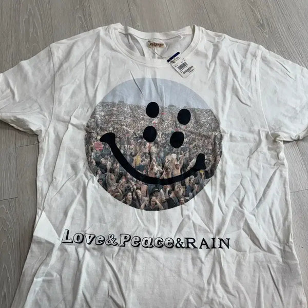 [BUNJANG] Kapital Cotton Short Sleeve T-Shirt White Size 4 / 캐피탈 반팔티셔츠