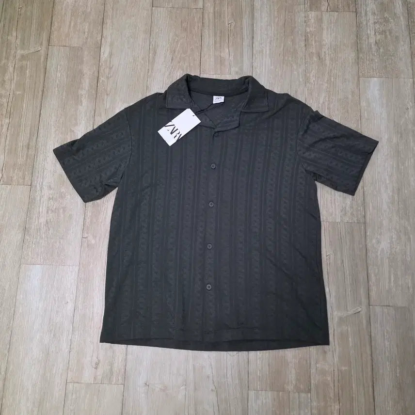 [BUNJANG] Zara Open Collar Shirt / 자라 오픈 카라 셔츠
