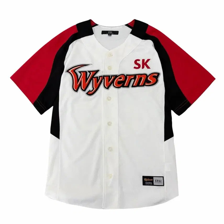 [BUNJANG] SK Wyverns Kim Kwang-hyun Marked Baseball Short Sleeve Uniform (L) / ATC SK와이번스 김광현 마킹 야구 반팔 유니폼 (L)