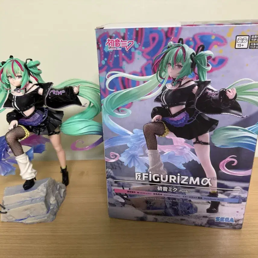 [BUNJANG] Hatsune Miku Punk Ver. Figure / 펑크 미쿠 피규어