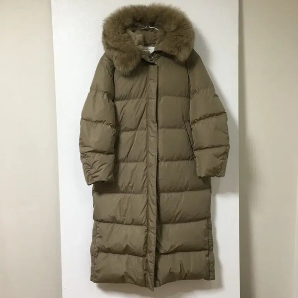 [BUNJANG] DEWL Fox Down Long Padding Size 66 / DEWL 듀엘 폭스 다운 롱패딩 66