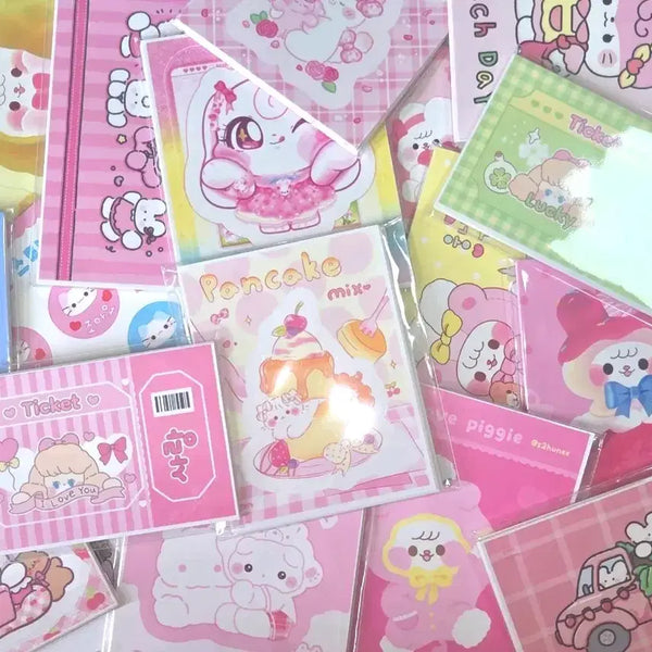 [BUNJANG] Customized Sticker and Stationery Bundle / -처분중- 포용 취향반영 4배 랜봉 [포용/스티커/메모지/랩핑지/랜봉]