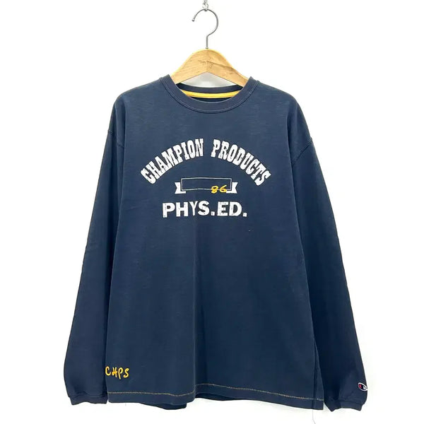 [BUNJANG] Champion Japan Vintage Print Long Sleeve / [Champion] 챔피온 재팬 빈티지 프린팅 롱슬리브