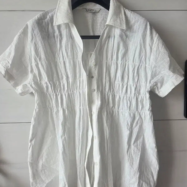 [BUNJANG] RAVE White Shirt / RAVE 화이트 셔츠