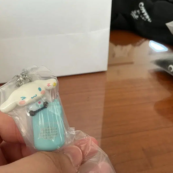 [BUNJANG] Sanrio Characters Gyaru Keychain Cinnamoroll / [교환/판매] 산리오 캐릭터 갸루 키링 시나모롤