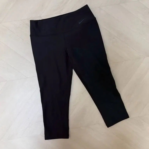 [BUNJANG] Nike Dri-FIT 7-Part Leggings, Black, Size S / 나이키 드라이핏 7부 레깅스 s