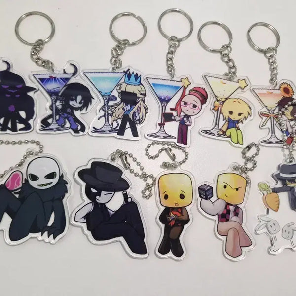 [BUNJANG] Roblox Forsaken DAOde Keychain, Photocard & Postcard Bundle / (탈덕) 로블록스 포세이큰 다오데 등등 비공굿 키링, 포카 및 엽서