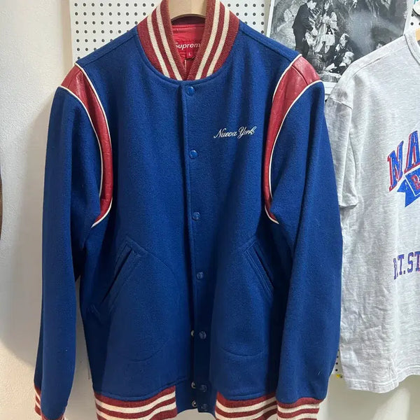 [BUNJANG] Supreme Nueva York Varsity Jacket / supreme nueva york varsity jacket