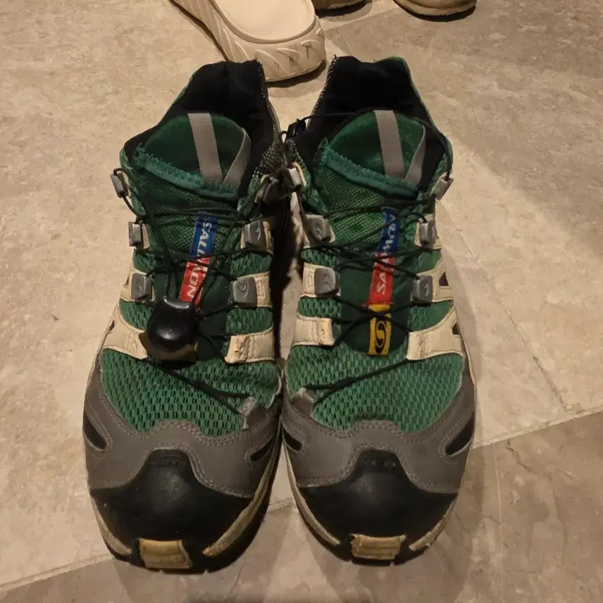 [BUNJANG] Salomon XT-6/XA PRO Vintage Trail Running Shoes - 2005 / 살로몬 운동화 트레킹화 그린 - 2005 빈티지 단종모뎅