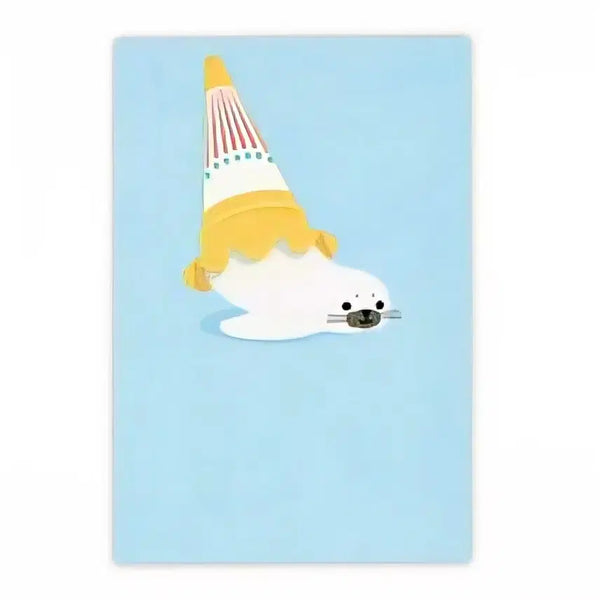 [BUNJANG] Hallmark Summer Post Series "Seal & Soft Ice Cream" Postcard Set / 일본 다꾸 홀마크 여름 엽서 서머 포스트 시리즈 물범 소프트 아이스크림