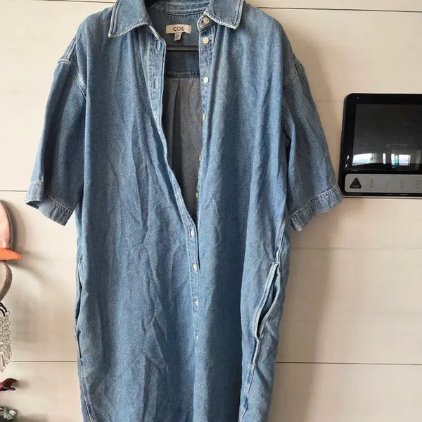 [BUNJANG] COS Denim Shirt Dress / COS 데님 셔츠 원피스