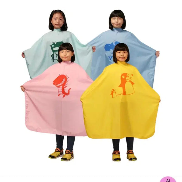 [BUNJANG] Children's Hair Cutting Cape Set / 어린이 커트보