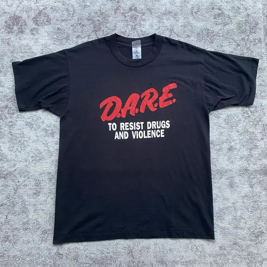 [BUNJANG] 90s Vintage DARE T-Shirt / (L) 90s 빈티지 DARE 티셔츠