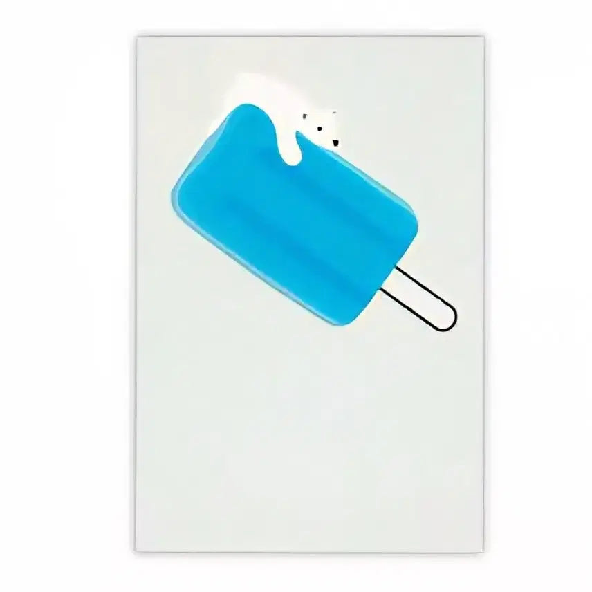 [BUNJANG] Hallmark Summer Postcard Set - Polar Bear & Ice Cream / 일본 다꾸 홀마크 여름 엽서 서머 포스트 시리즈 북극곰 블루 하드 아이스크림