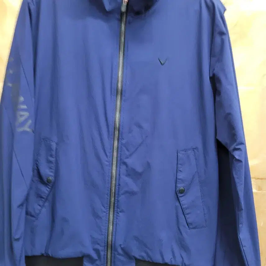 [BUNJANG] Callaway Golf Men's Windbreaker Jacket Navy 105 / 캘러웨이 골프 남성 바람막이 자켓 네이비105