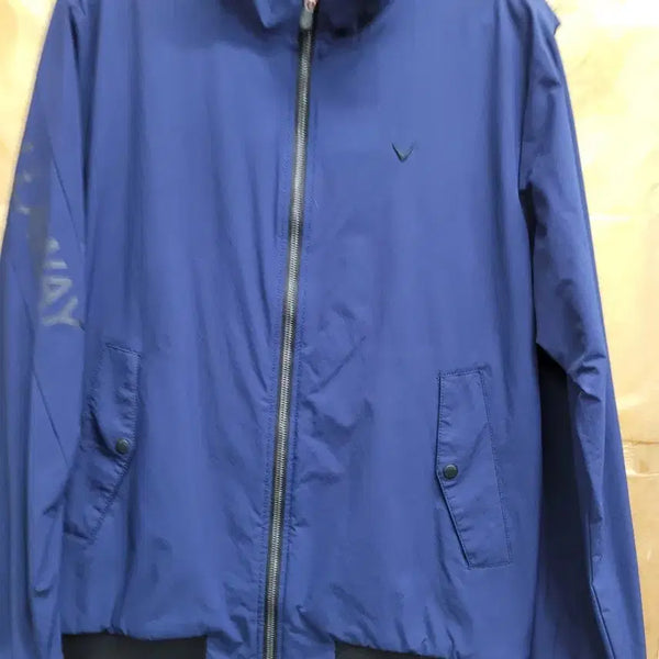 [BUNJANG] Callaway Golf Men's Windbreaker Jacket Navy 105 / 캘러웨이 골프 남성 바람막이 자켓 네이비105