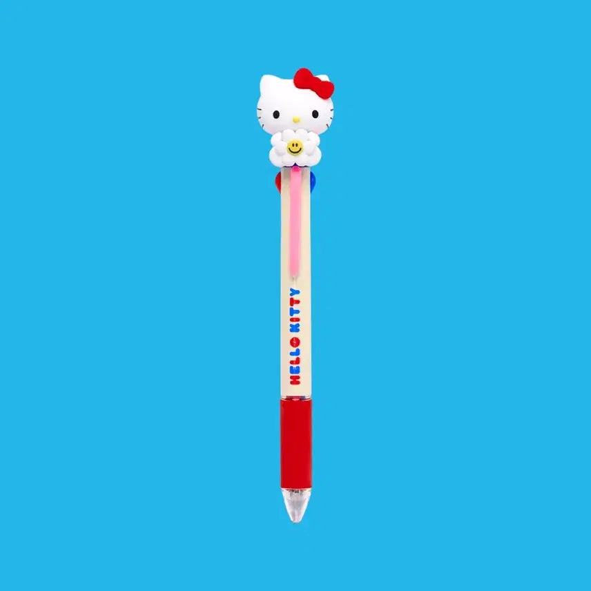 [BUNJANG] Wiggle Wiggle Hello Kitty 4-Color Ballpoint Pen / 위글위글 헬로키티 4색 볼펜