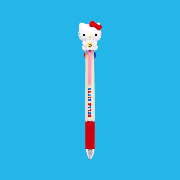 [BUNJANG] Wiggle Wiggle Hello Kitty 4-Color Ballpoint Pen / 위글위글 헬로키티 4색 볼펜