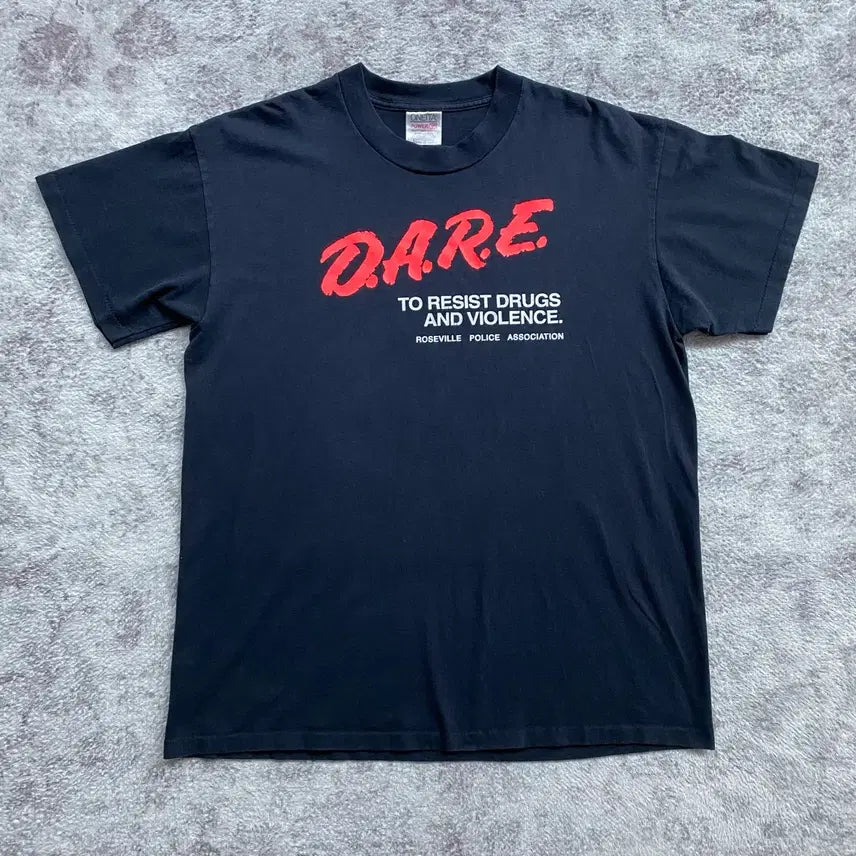 [BUNJANG] DARE 90s Vintage T-Shirt / (L) 90s 빈티지 DARE 티셔츠