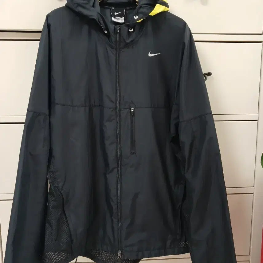 [BUNJANG] Nike Mesh Hooded Windbreaker Jacket (XL) / 나이키 메쉬 후드 바람막이 자켓 (110)