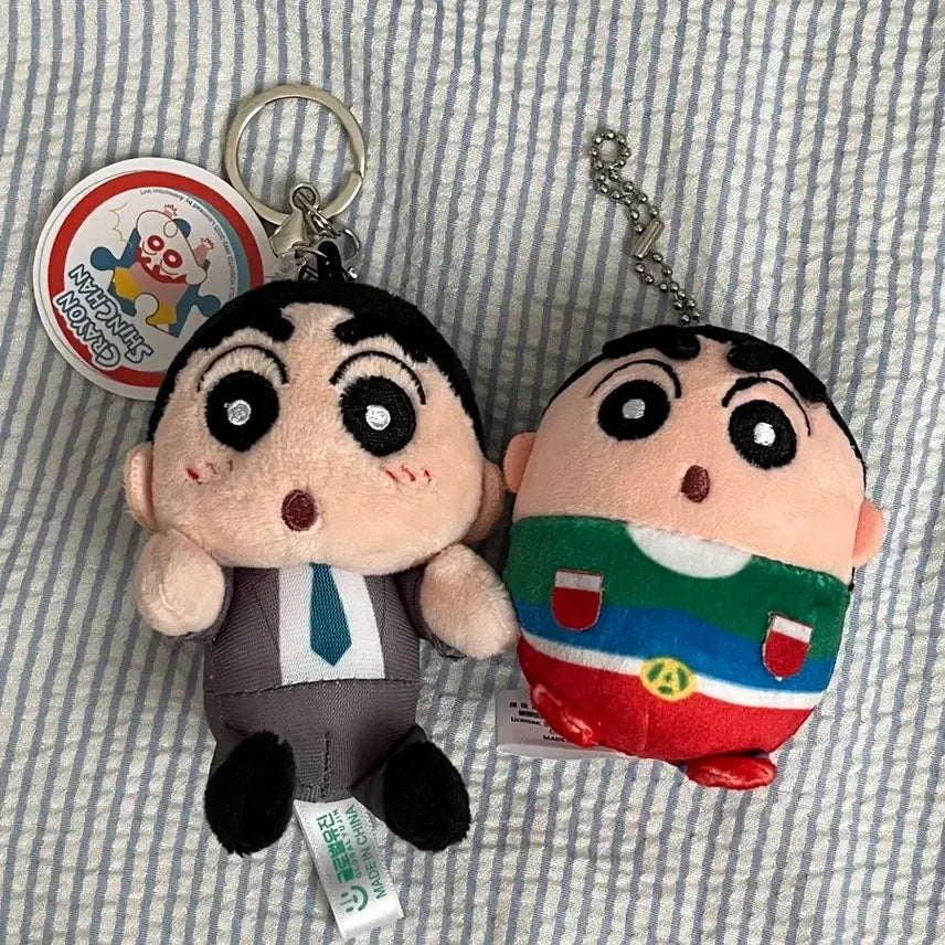[BUNJANG] Crayon Shin-chan Plush Keychain Bundle Set / 짱구 인형 키링 일괄