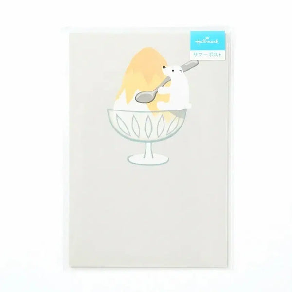 [BUNJANG] Hallmark Summer Postcard Set - Polar Bear & Shaved Ice Design / 일본 다꾸 홀마크 여름 엽서 서머 포스트 시리즈 북극곰 빙수