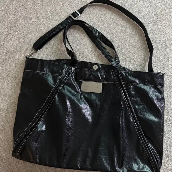 [BUNJANG] Matinkim Big Coating Tote Bag / 마뗑킴 빅 코팅 토트백