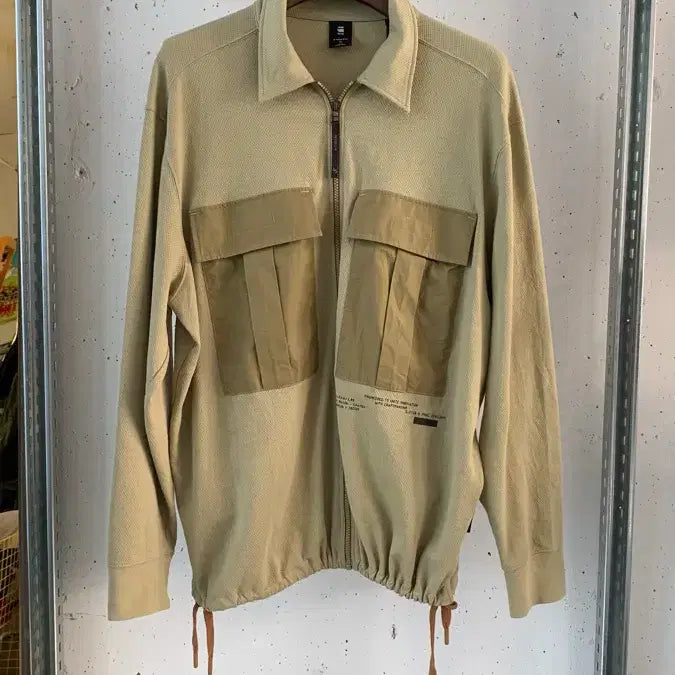 [BUNJANG] G-Star RAW Zip-Up Jacket Beige / G-star Raw 집업 자켓