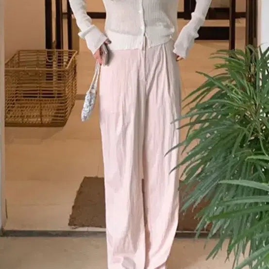 [BUNJANG] GANESRA Ordinary Bunny Pants Pink / 가내스라 오디너리 버니드팬츠 핑크