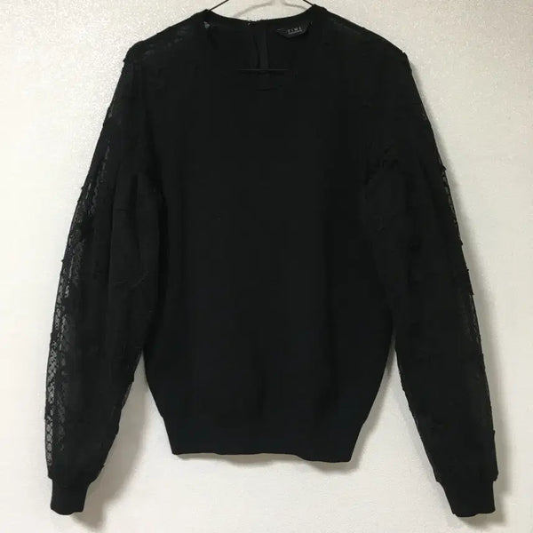 [BUNJANG] TIME Sheer Wool Knit / TIME 타임 시스루 울 니트 90