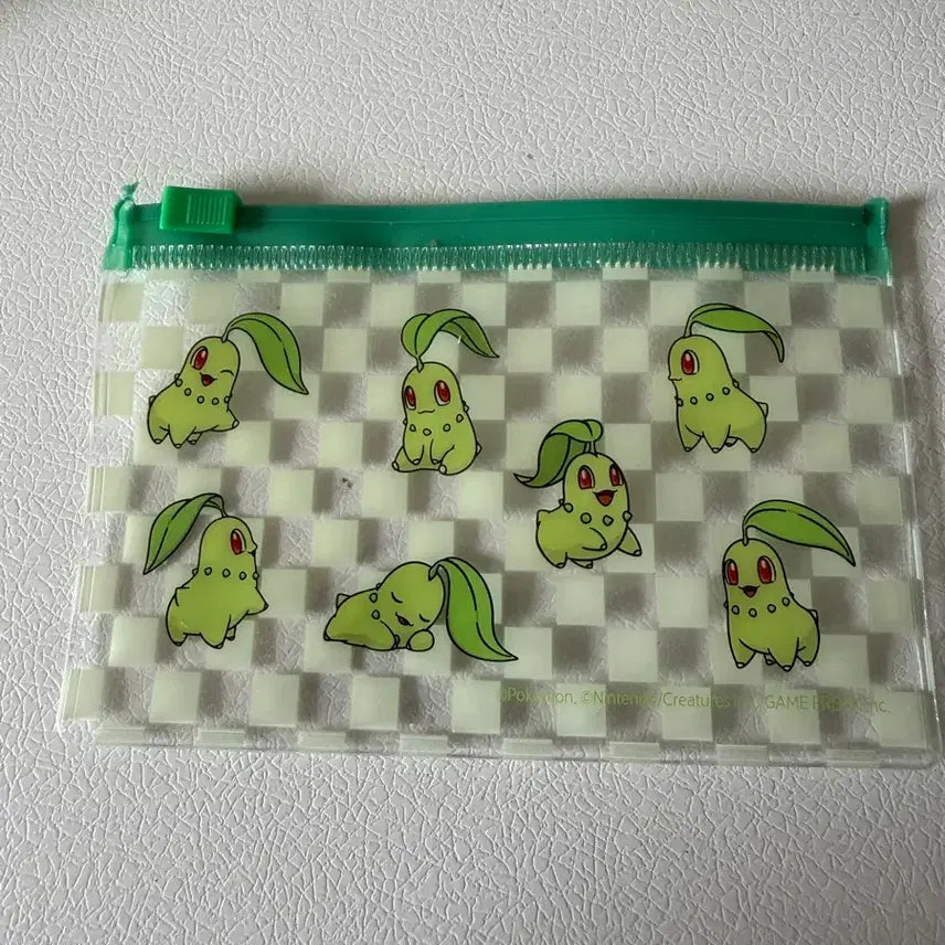 [BUNJANG] Pokemon x Olive Young Chikorita Card Pouch / 포켓몬 올리브영 콜라보 치코리타 카드파우치