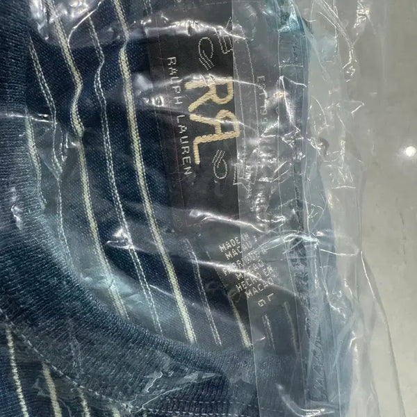 [BUNJANG] RRL Indigo Stripe T-Shirt / Rrl 인디고 티셔츠 스트라이프 L