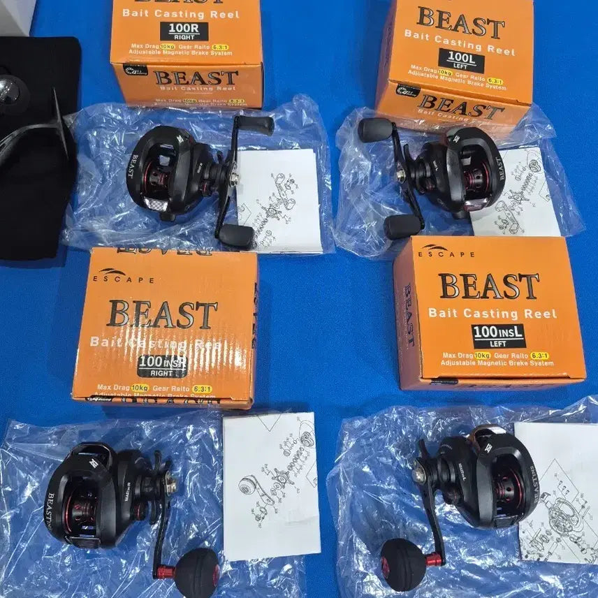 [BUNJANG] Escape Spinning Reel Black (1000-5000) - Fishing Reel for Freshwater & Saltwater, Lure Fishing, and Rods / 이스케이프  스피닝릴  블랙 낚시릴 1000ㅡ5000번 2000대  바다낚시릴 원투릴 루어릴과 로드 10000대 반값행사