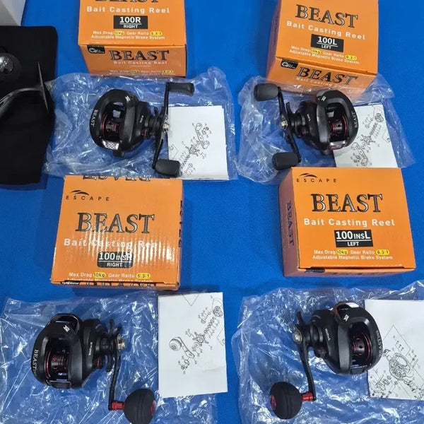 [BUNJANG] Escape Spinning Reel Black (1000-5000) - Fishing Reel for Freshwater & Saltwater, Lure Fishing, and Rods / 이스케이프  스피닝릴  블랙 낚시릴 1000ㅡ5000번 2000대  바다낚시릴 원투릴 루어릴과 로드 10000대 반값행사