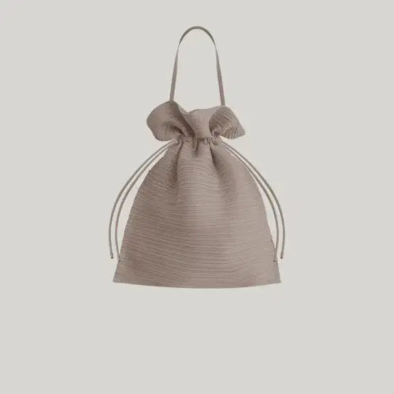 [BUNJANG] Jade Mong Pleats Shoulder Bag Matte Beige / 제이드몽 플리츠 숄더백 메트베이지