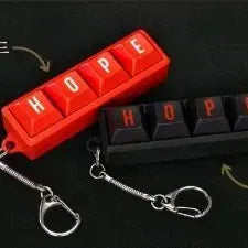 [BUNJANG] Hope Keycap Keyring Black / 호프 키캡 키링 특전 블랙