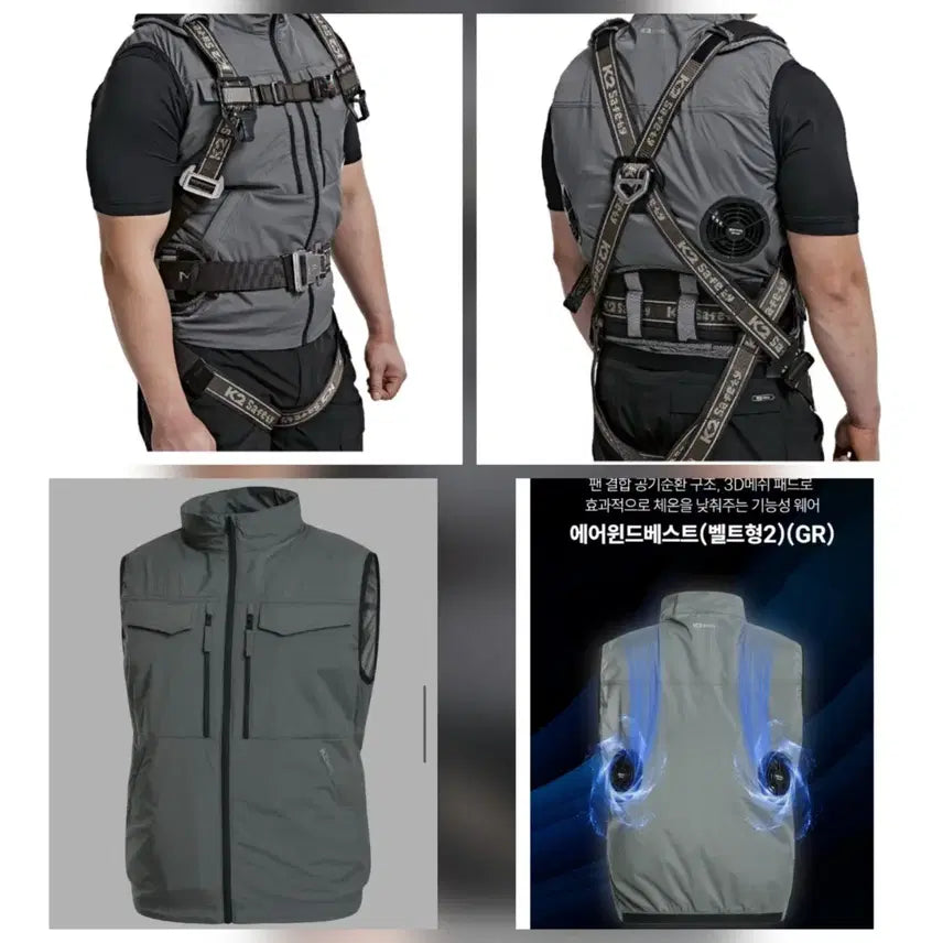[BUNJANG] K2 Airwind Vest Belt Type 2 (XXL 110) New / k2 에어윈드 베스트 벨트형2(XXL 110)새상품